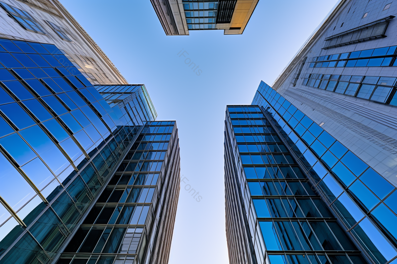 外滩现代建筑写字楼CBD城市群广角摄影照片,高清,摄影图,摄影图片,图片大全,摄影图免费下载